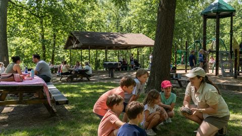 Picnics, Playground & Nature Programs at Lake Accotink Park